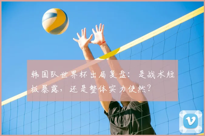 韩国队世界杯出局复盘:是战术短板暴露,还是整体实力使然?